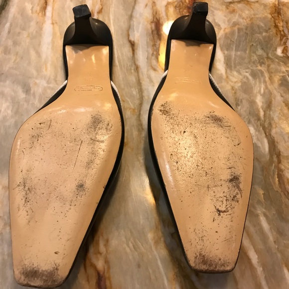 Authentic Coach leather mules. - Picture 3 of 7